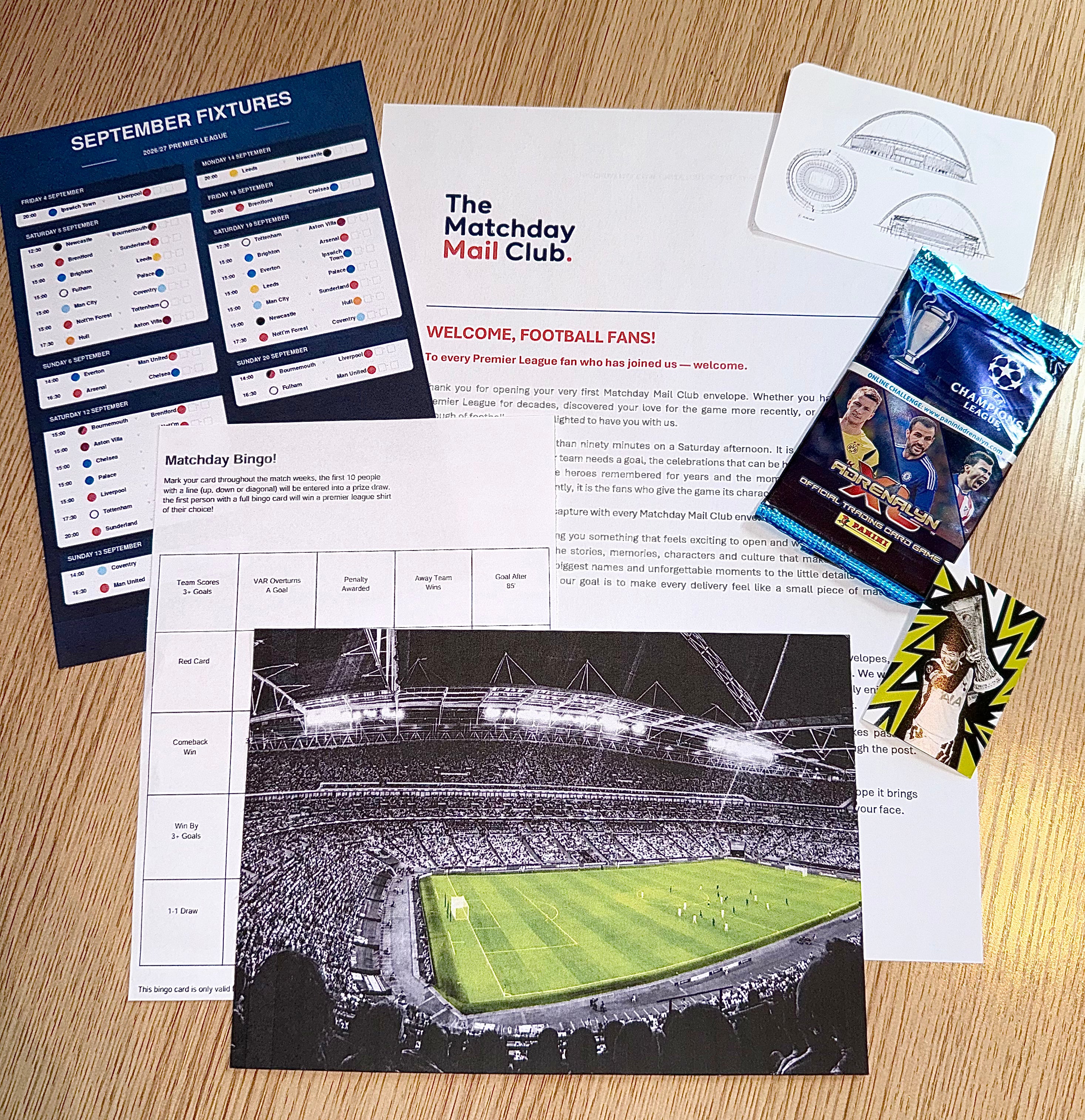 PRE-ORDER - Monthly Premier League Fan Envelope